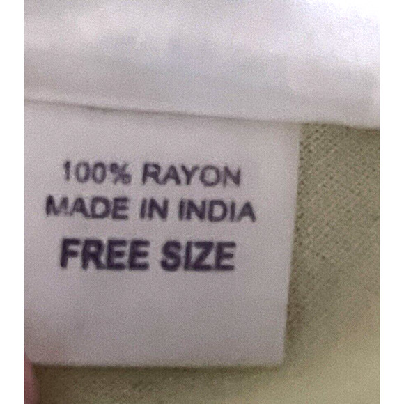 Fairy Butterfly Dress Free Size Yellow Rayon Boho A-line Flowy Festival Beaded - Picture 5 of 11